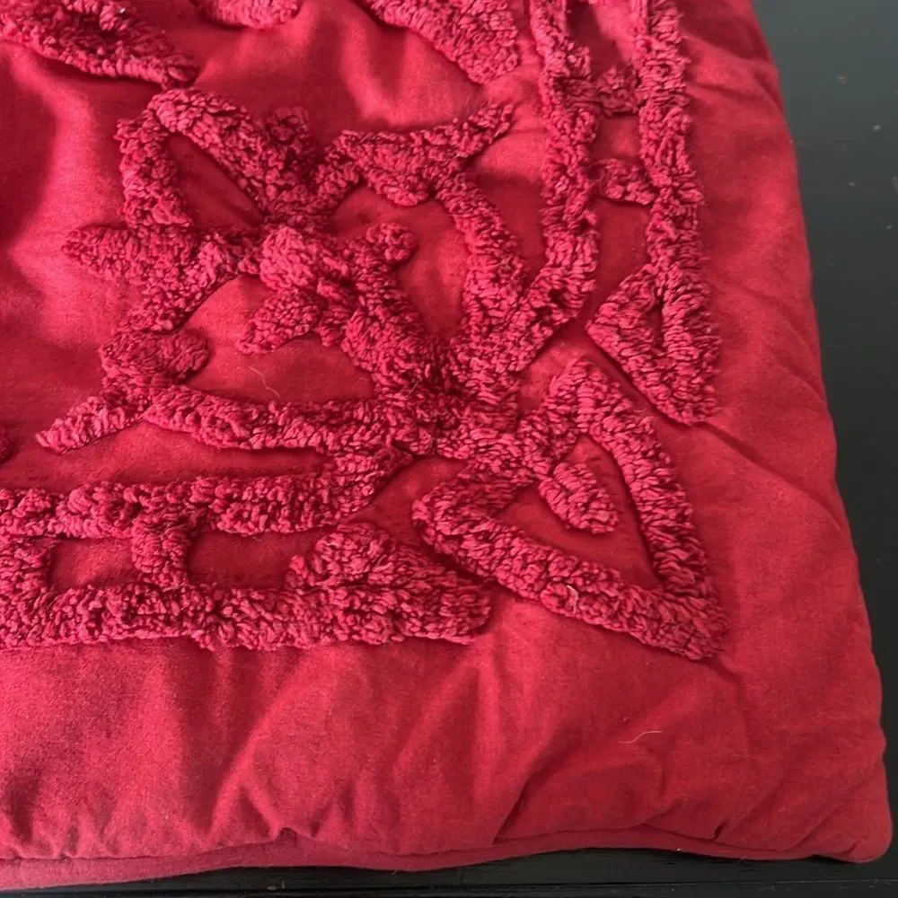 Pottery Barn Red Euro Sham